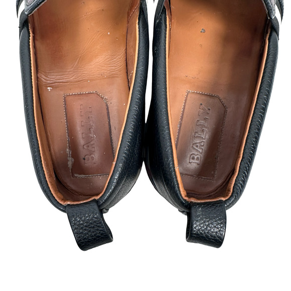 Bally Herald Sneakers Men’s 12 E Cordovan Black Camo Leather Slip-On Shoes main image 7